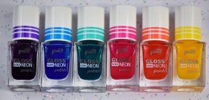 p2 Gloss goes Neon Nagellacke für Water Marble auf nisinails.de