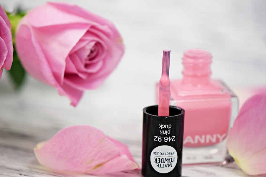 ANNY pink duck nail polish Matte Powder Effect Polish